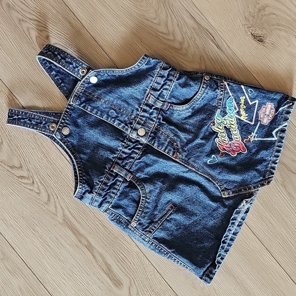 Harley Davidson Denim Overall Dress